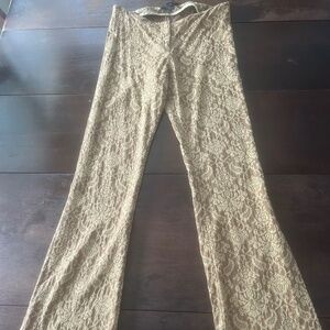 Floral Print Bell-Bottoms
